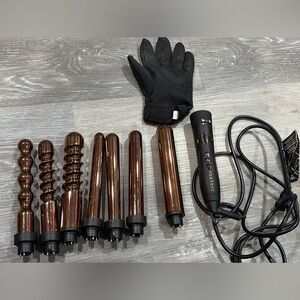 Royale Copper Hair Styling Tool Set with Attachments